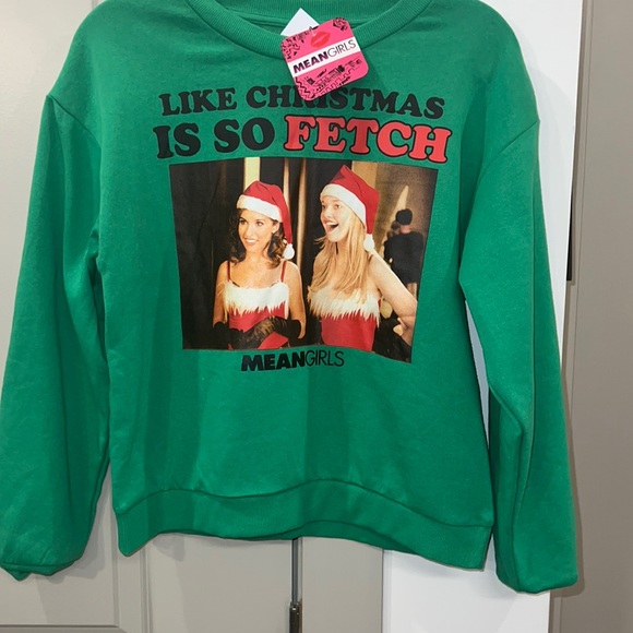 NWT: Mean Girls “So Fetch” Christmas Sweatshirt - Picture 1 of 5